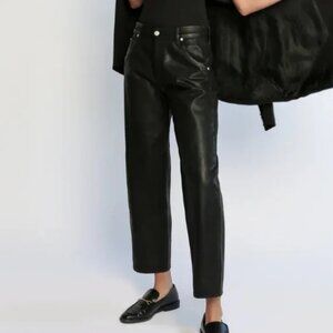 AG Adriano Goldschmied Daily Blue Mantra Barrel Leg Jeans Octopus Black Size 25